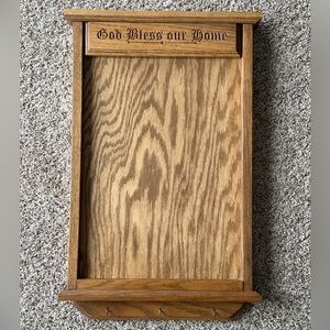 Solid wood wall Calendar holder